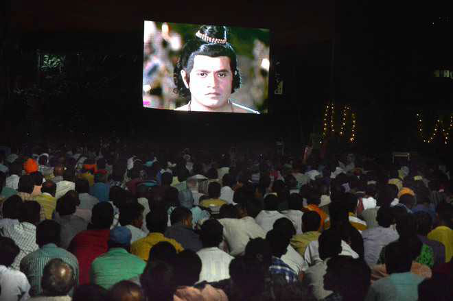 Screenings of Ramayan beign held on public demand
